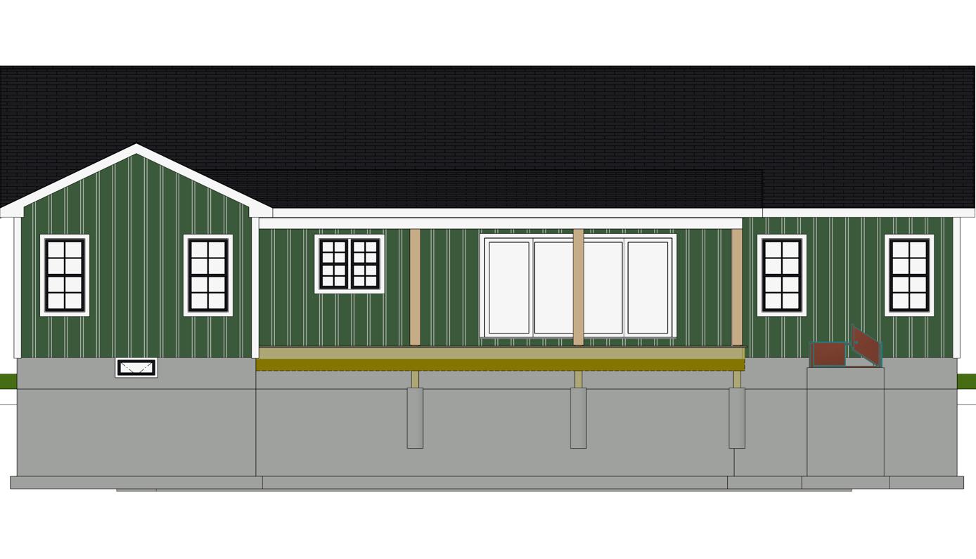 Rear elevation