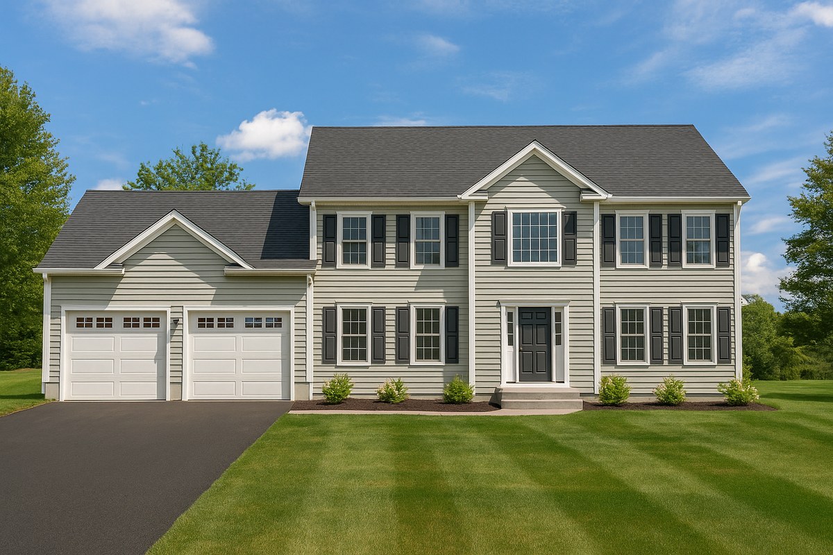 Front elevation of house plan 180301