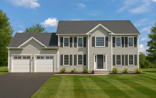 Front elevation of Plan 180301