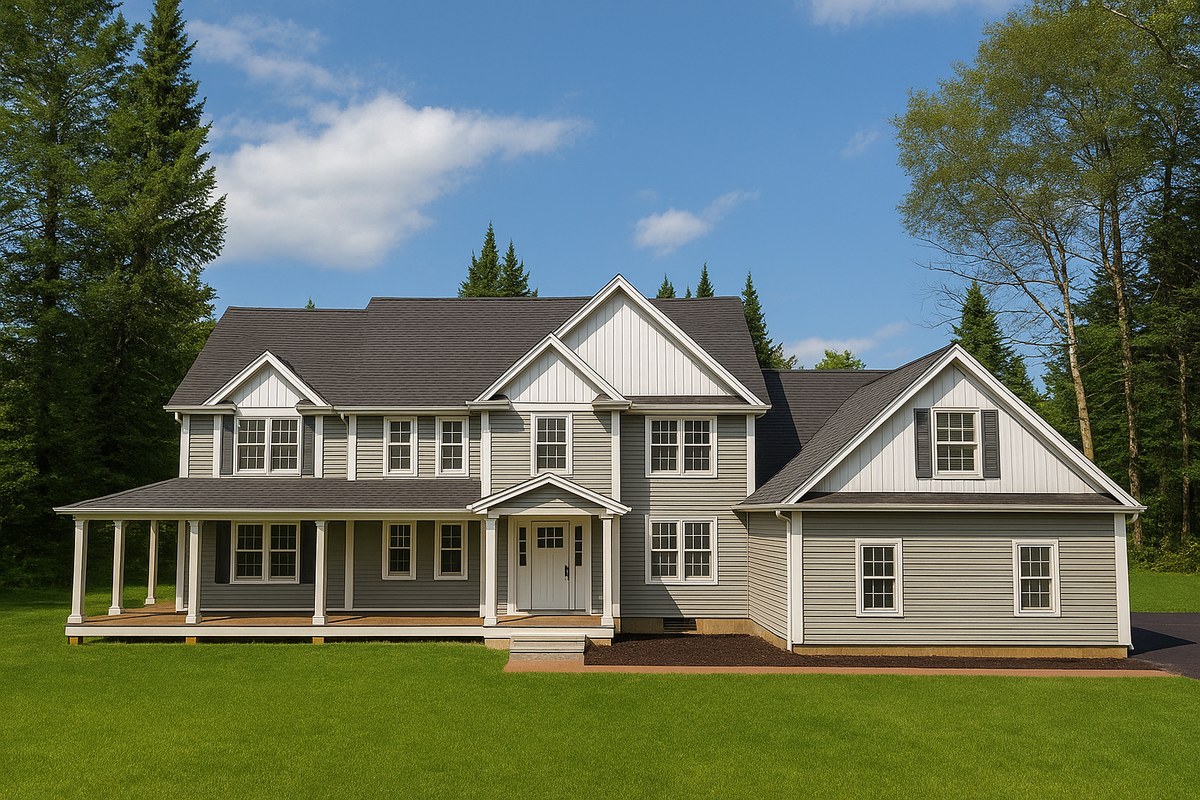 Front elevation of house plan 240303