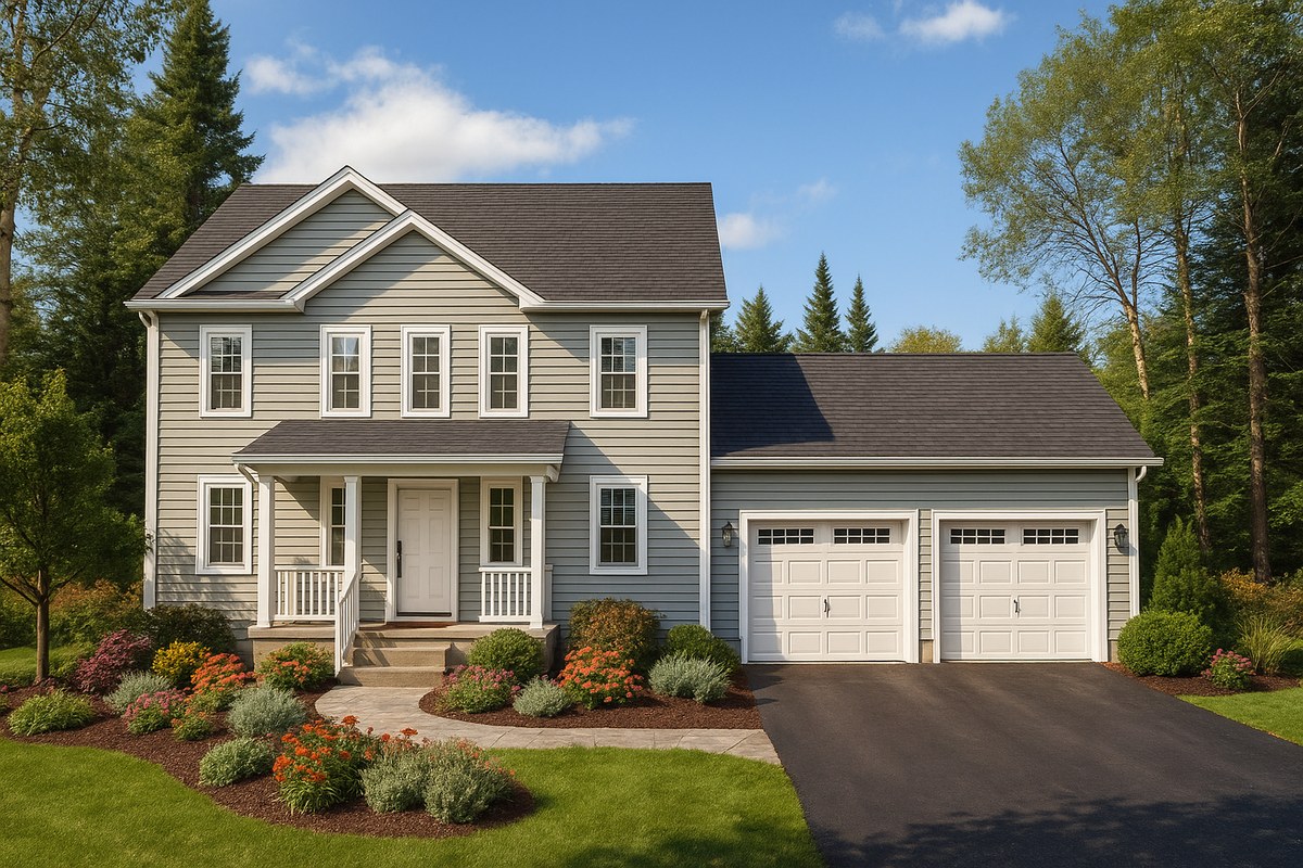 Front elevation of house plan 240401
