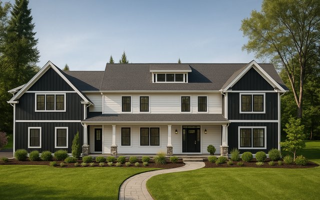 Front elevation of Plan 240403