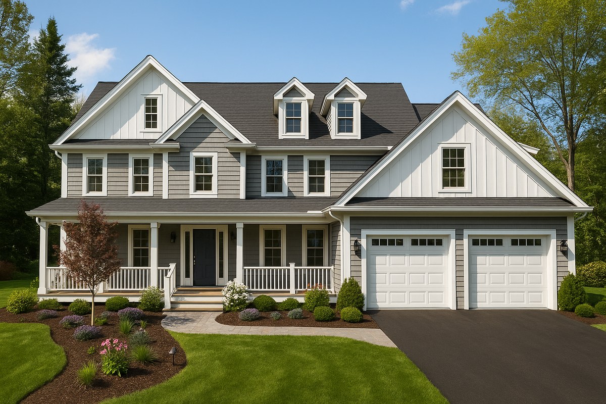 Front elevation of house plan 240406