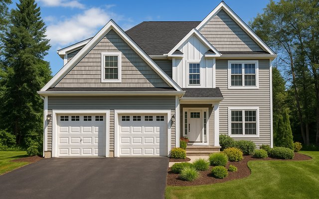 Front elevation of Plan 240510