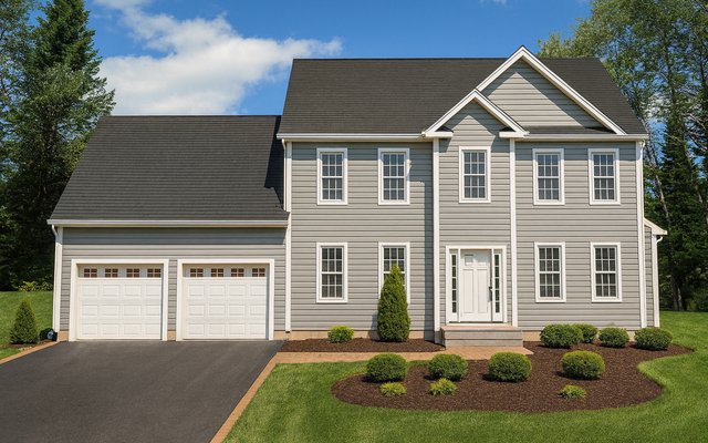 Front elevation of Plan 240604