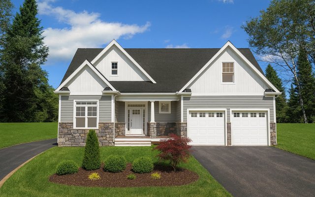 Front elevation of Plan 240605