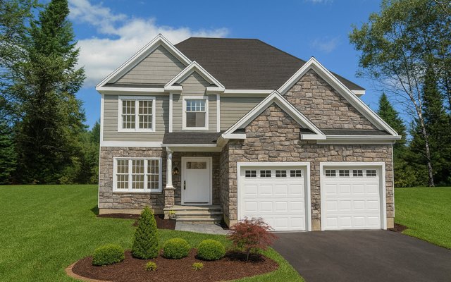 Front elevation of Plan 240608