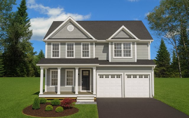 Front elevation of Plan 240705