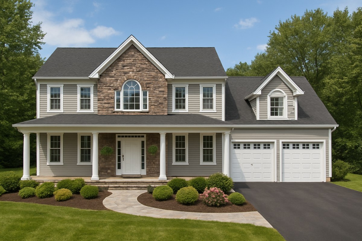 Front elevation of house plan 240706
