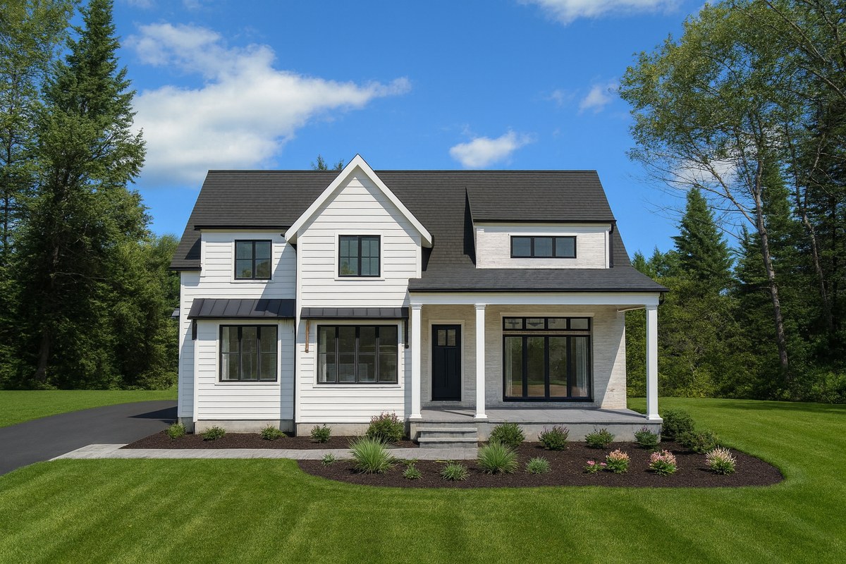 Front elevation of house plan 240903