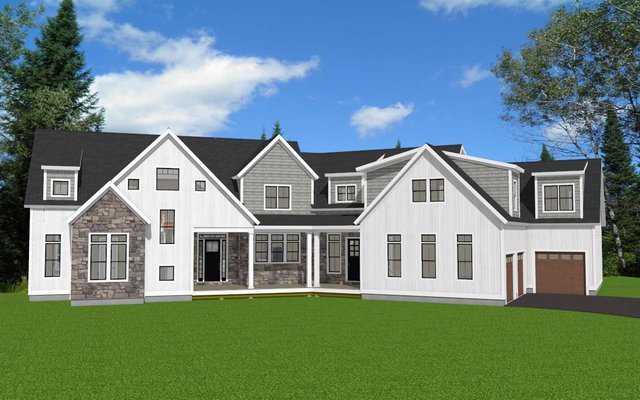 Front elevation of Plan 241102