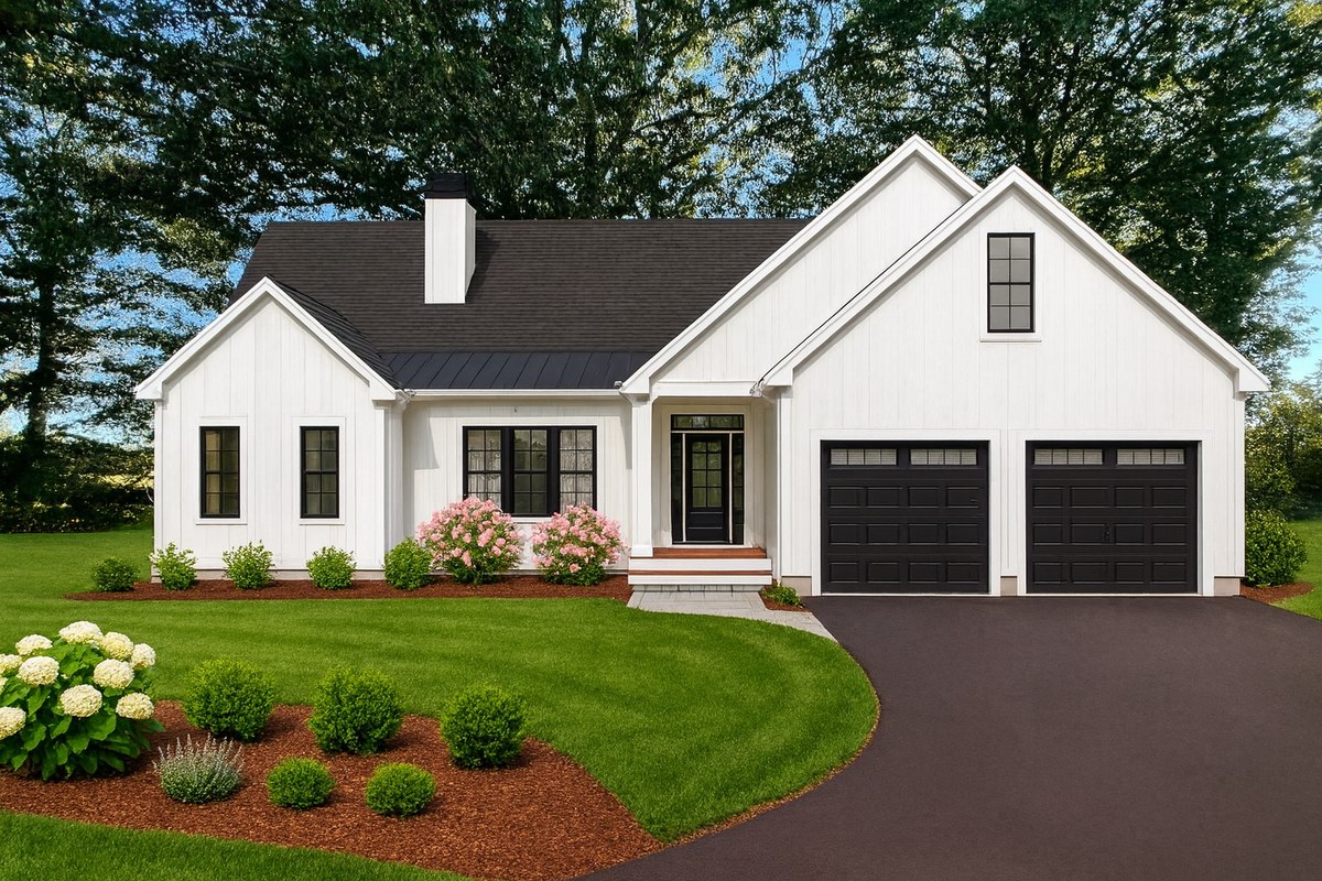 Front elevation of house plan 241103
