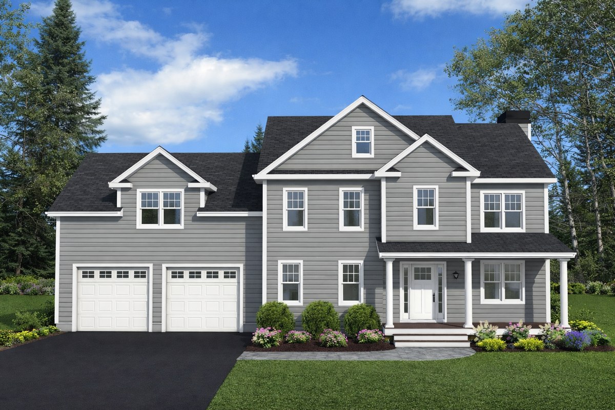 Front elevation of house plan 241106