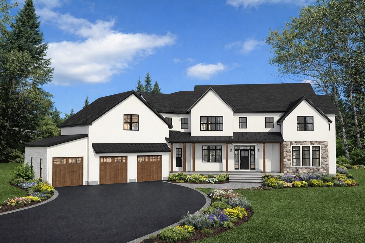 Front elevation of house plan 241109