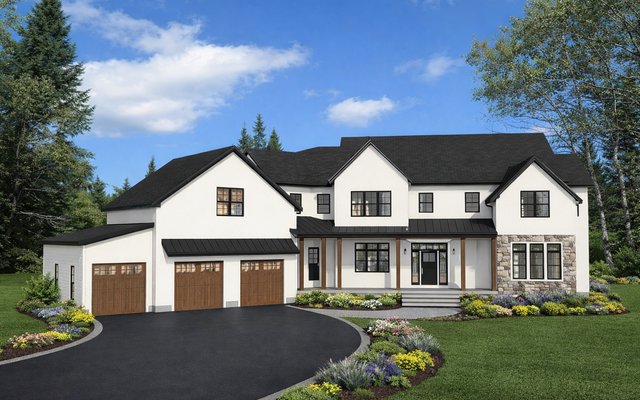 Front elevation of Plan 241109