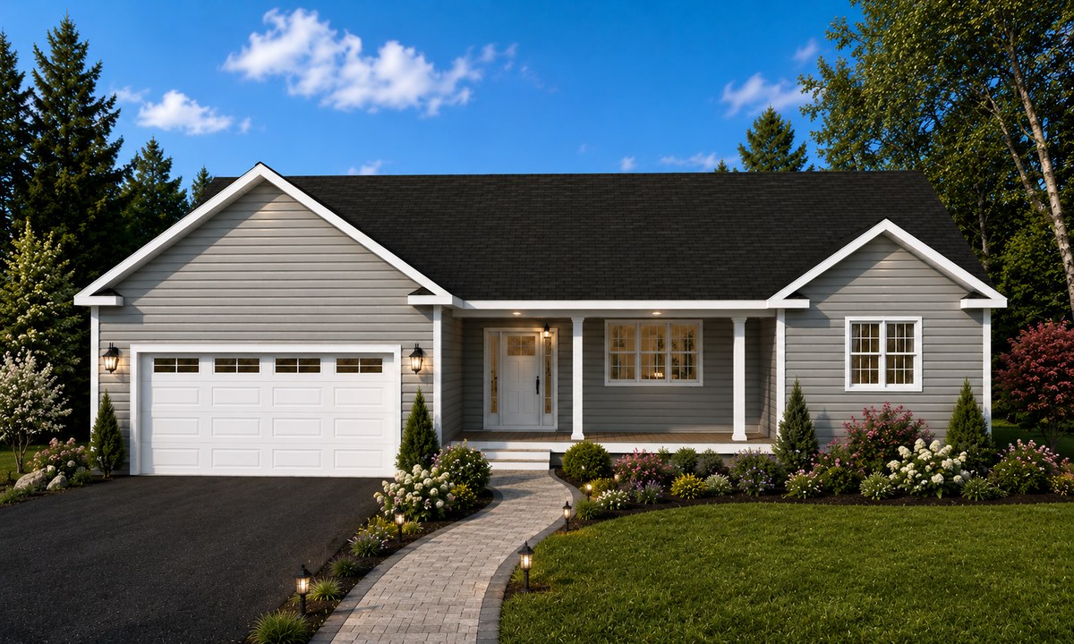 Front elevation of house plan 250302