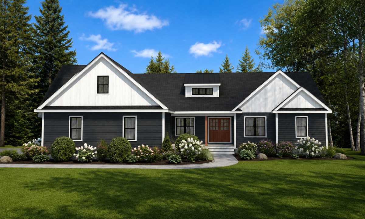 Front elevation of house plan 250306