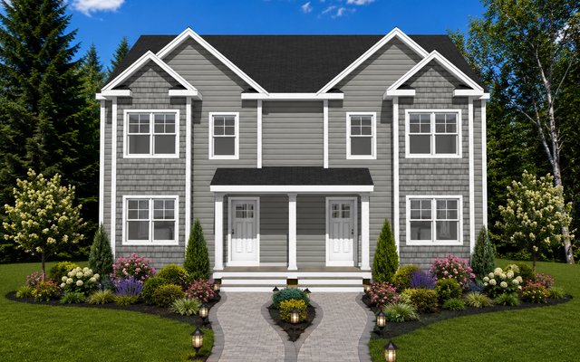 Front elevation of Plan 251104