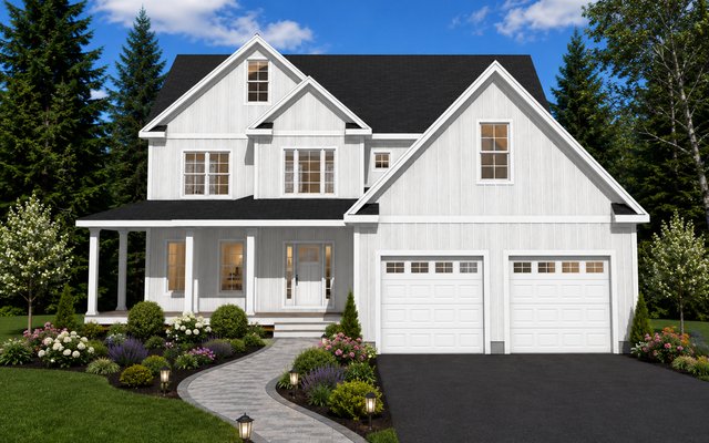 Front elevation of Plan 251201