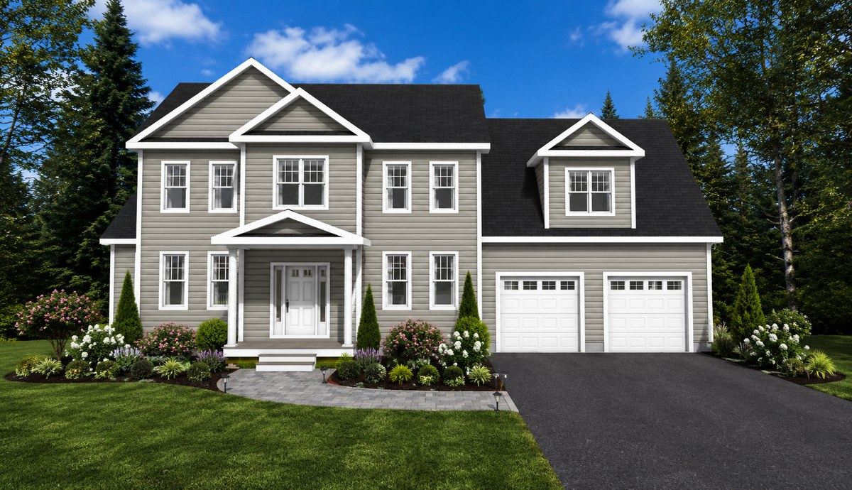 Front elevation of house plan 260405