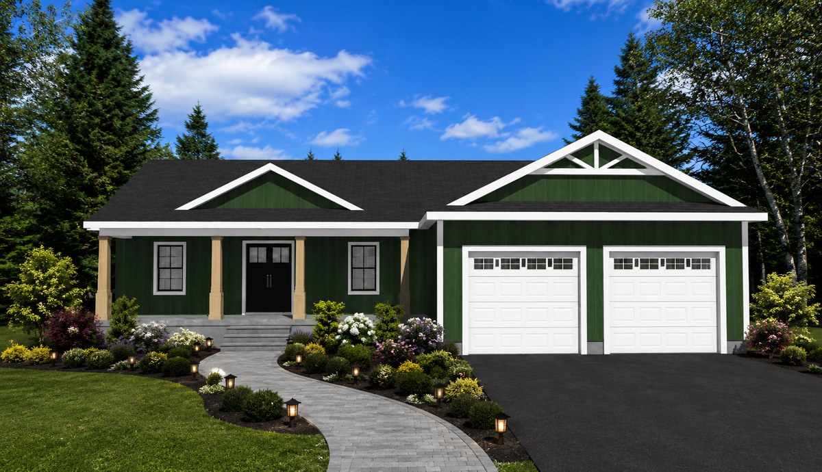 Front elevation of house plan 260504