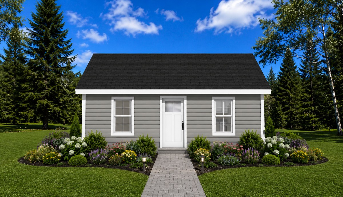 Front elevation of house plan 260701
