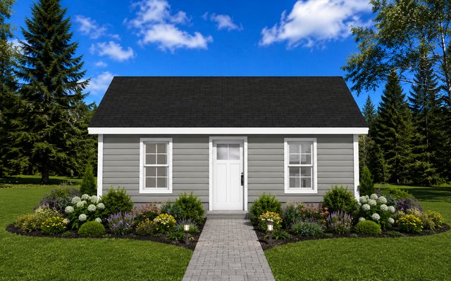 Front elevation of Plan 260701